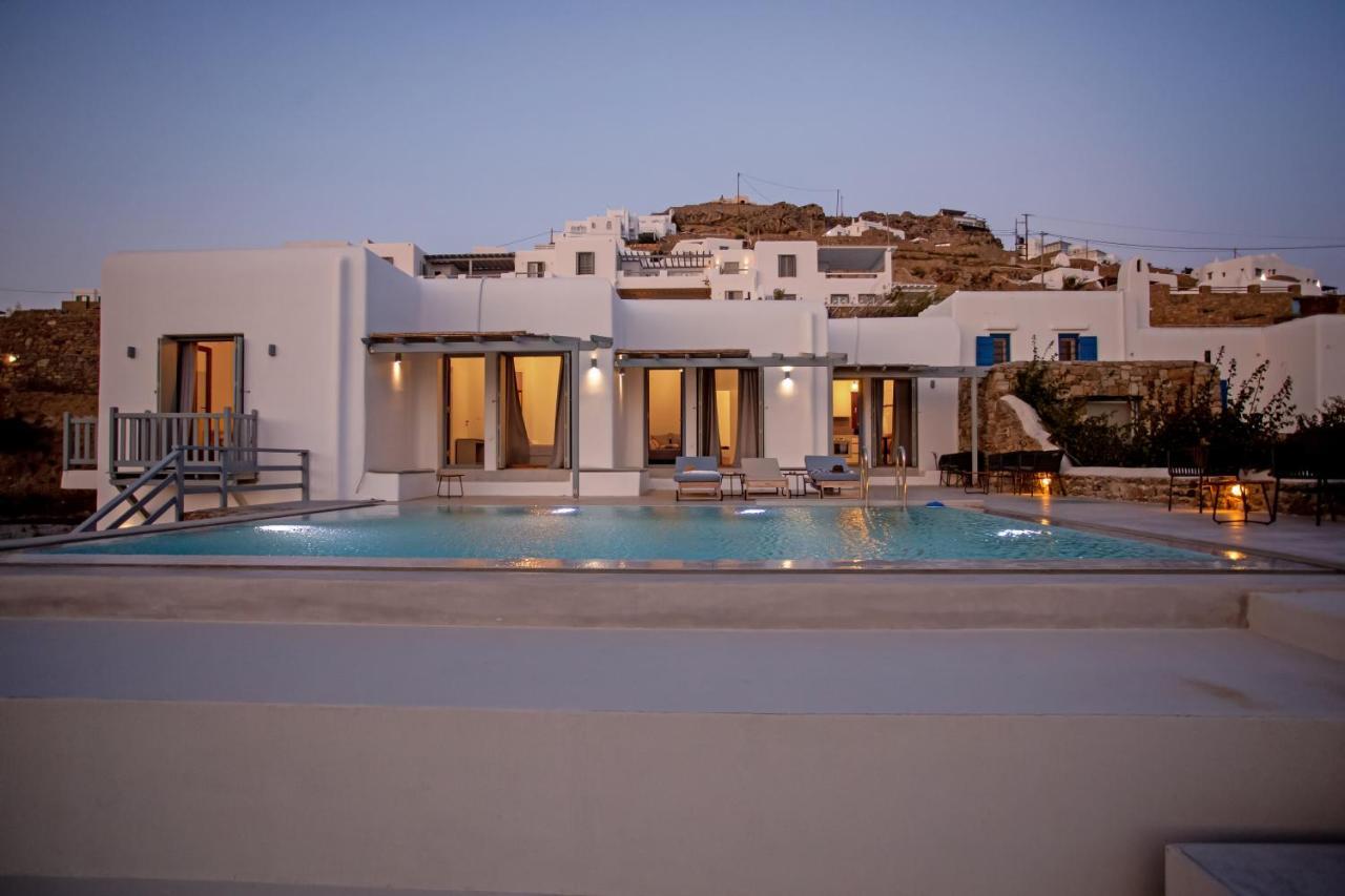 Terra White Seaview Pool Apartments & Suites Mykonos Town Exterior foto